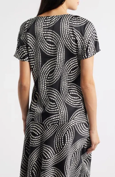 Anne Klein Abstract Print Blouse In Multi