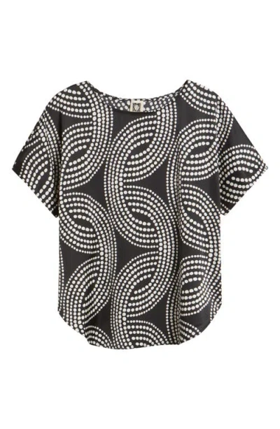 Anne Klein Abstract Print Blouse In Multi