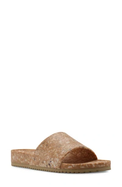 Fleks East Beach Slide Sandal In Brown