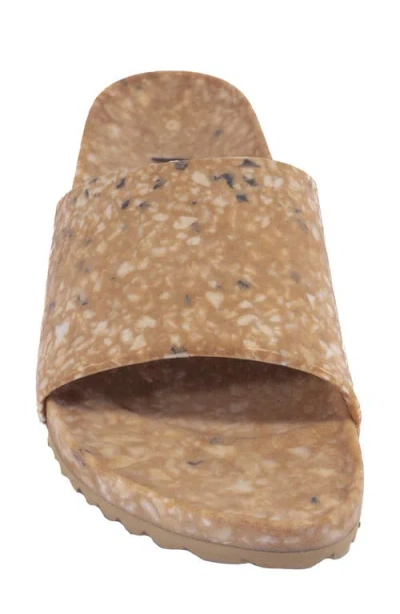 Fleks East Beach Slide Sandal In Brown