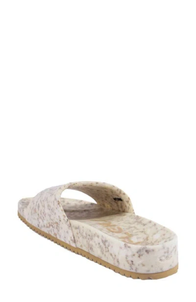 Fleks East Beach Slide Sandal In Neutral