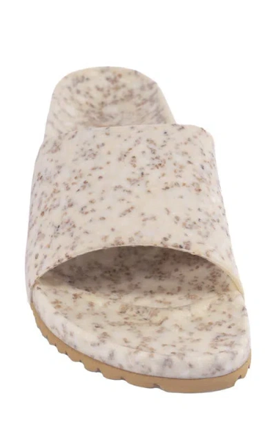 Fleks East Beach Slide Sandal In Neutral