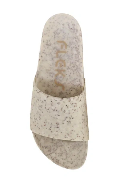 Fleks East Beach Slide Sandal In Neutral