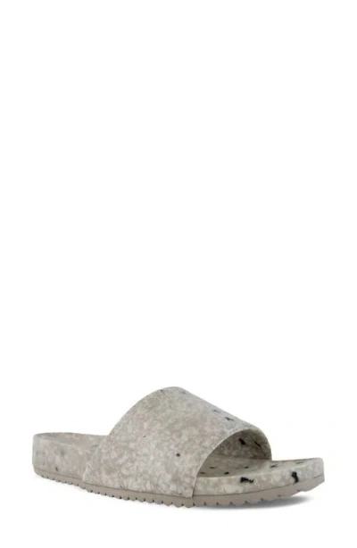 Fleks East Beach Slide Sandal In Gray