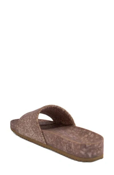 Fleks East Beach Slide Sandal In Neutral