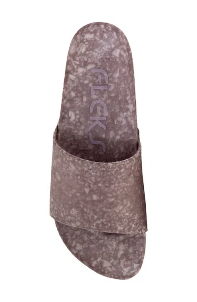 Fleks East Beach Slide Sandal In Neutral