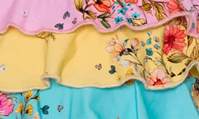 Pq Swim Kids' Ruffle Two-piece Swimsuit In Multi