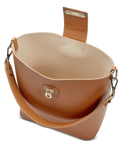 Gigi New York Isabel French Calfskin Leather Bucket Bag In Brown