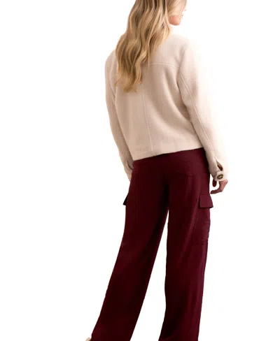 Tribal Women's Super Soft Boucle Button-front Jacket In Neutral