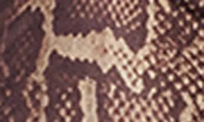 I.am.gia Silo Snakeskin Print Pants In Brown