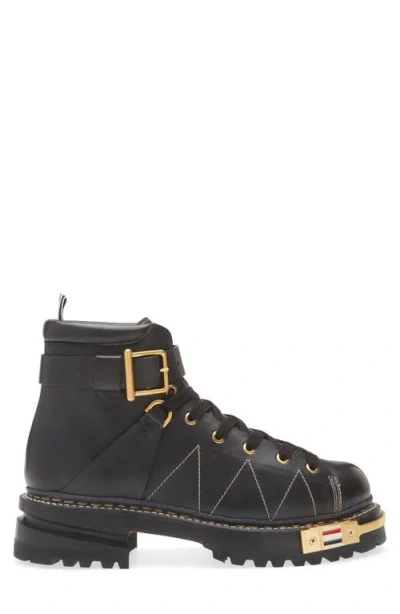 Thom Browne Hiking Boot In Black