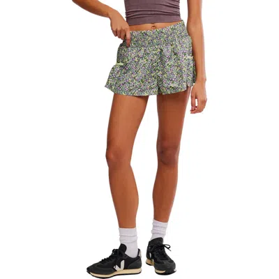 Free People Fp Movement Get Your Flirt On Shorts In Gray