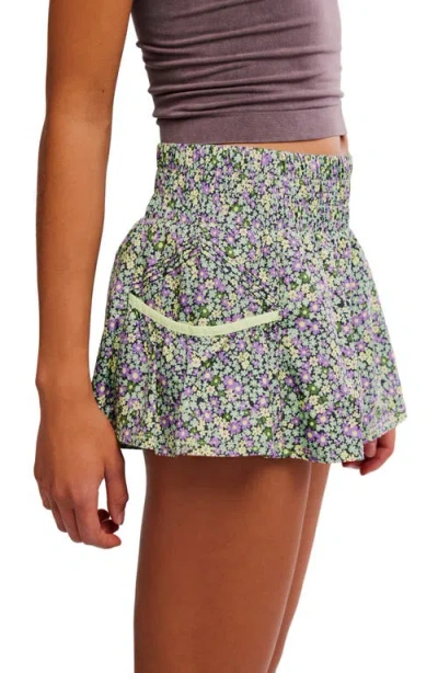 Free People Fp Movement Get Your Flirt On Shorts In Gray