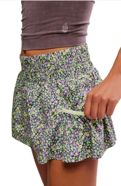 Free People Fp Movement Get Your Flirt On Shorts In Gray