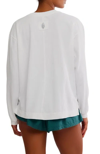 Free People Hustle Layer Knit Top In White