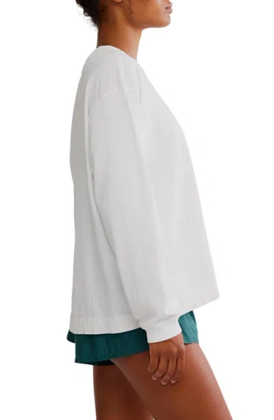 Free People Hustle Layer Knit Top In White