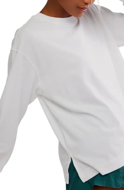 Free People Hustle Layer Knit Top In White