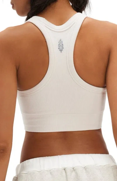 Free People Fp Movement Go To Sports Bra In White
