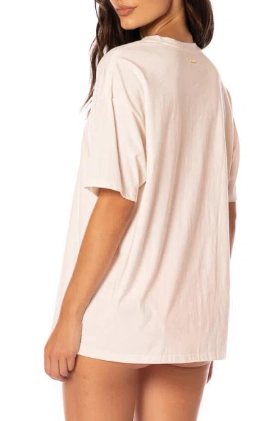 Maaji Azalea Lobster Cotton Cover-up T-shirt In Pink