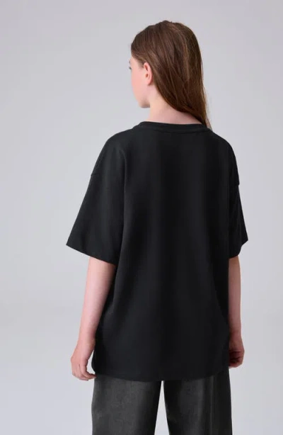 Smallsaints By Allsaints Kids' Butterfly Oversize Cotton Graphic T-shirt In Black