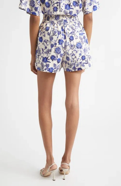Derek Lam 10 Crosby Belen Floral Cotton Shorts In Multi
