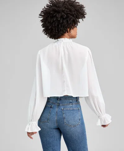 And Now This Women's Beaded Floral Blouse, Macy's Exclusive In White