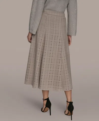 Donna Karan Women's Side Zip A-line Skirt In Neutral