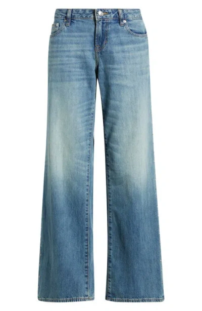 Pacsun Blanka Low Rise Wide Leg Jeans In Purple