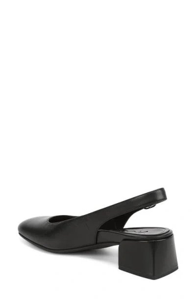 Vionic Reyes Block Heel Slingback Pump In Black