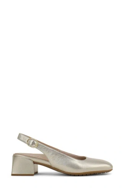 Vionic Reyes Block Heel Slingback Pump In Gray