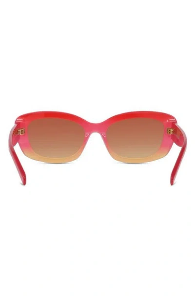 Givenchy Gv Day 54mm Geometric Sunglasses In Pink