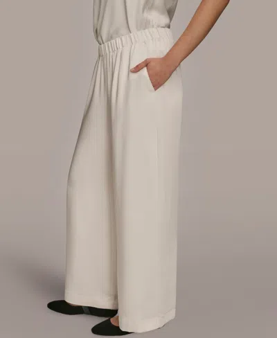 Donna Karan Weekend Women's Pull-on Relaxed Pants In White