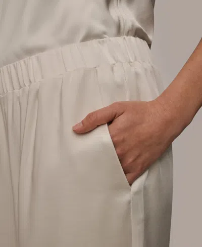 Donna Karan Weekend Women's Pull-on Relaxed Pants In White