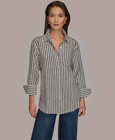 Donna Karan Weekend Women's Long-sleeve Button-down Shirt