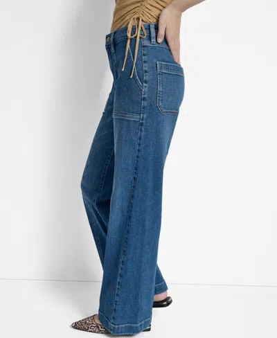 Dkny Jeans Women's High-rise Jeans In Blue