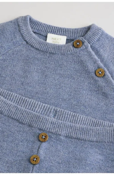 Next Sweater & Leggings Knit Set In Blue