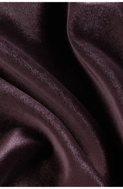 Next Drape Velvet Top In Brown