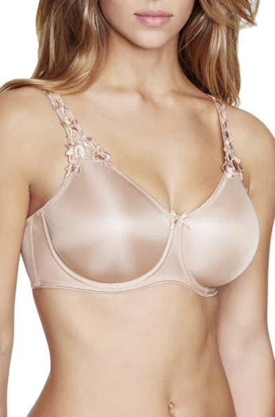 Dominique Intimates Mystique Seamles Minimizer Bra In Brown