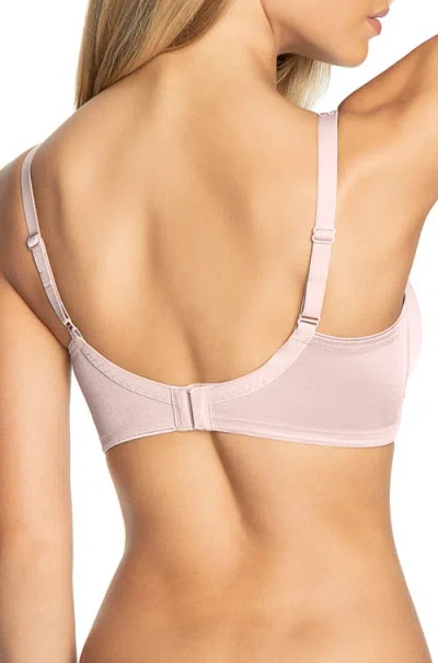 Dominique Intimates Jillian Wire-free Seamless Minimizer Bra In Pink