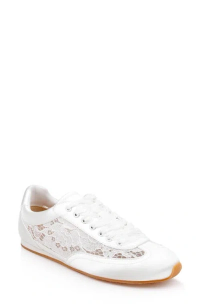 Jewel Badgley Mischka Inez Sneaker In White