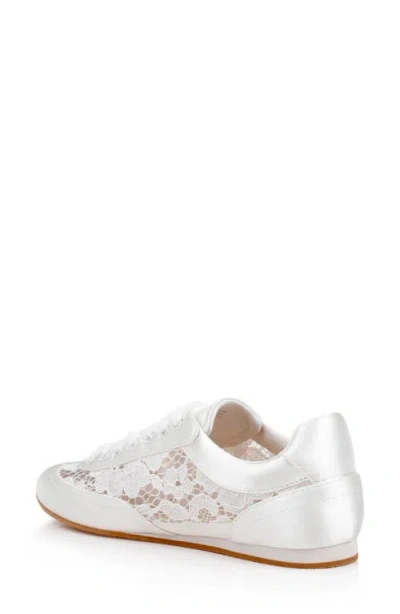 Jewel Badgley Mischka Inez Sneaker In White