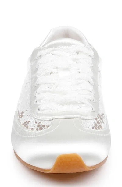 Jewel Badgley Mischka Inez Sneaker In White