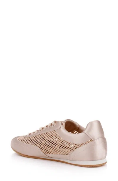 Jewel Badgley Mischka Inez Sneaker In Pink