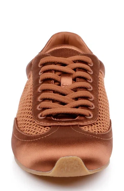 Jewel Badgley Mischka Inez Sneaker In Brown