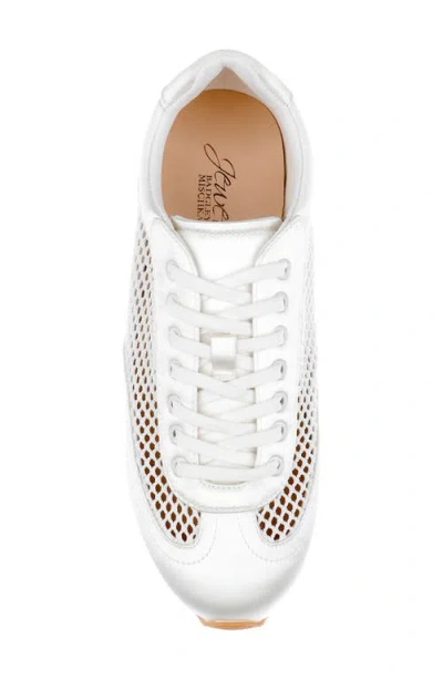 Jewel Badgley Mischka Inez Sneaker In White