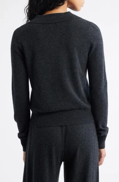 Artless Forever Tove Wool & Cashmere Polo Sweater In Gray