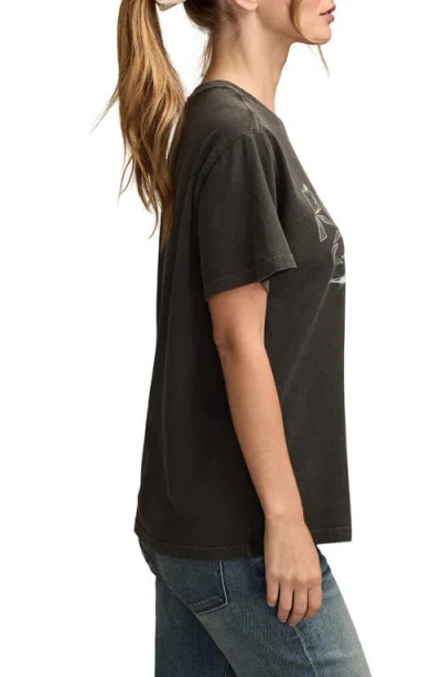 Lucky Brand Rolling Stones Graphic T-shirt In Black