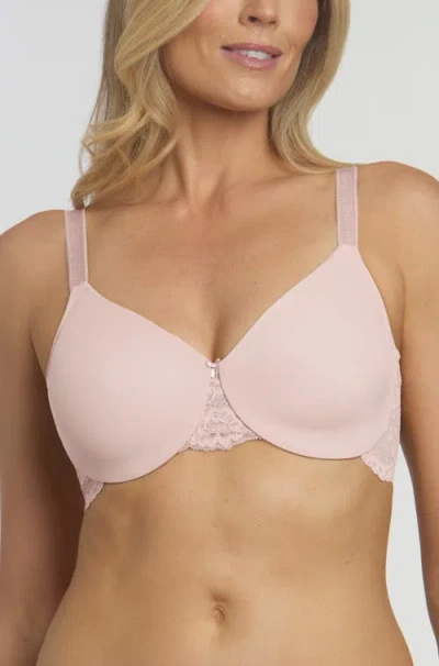 Dominique Intimates Lena Lace Seamless Ultra Comfort Minimizer Bra In Pink