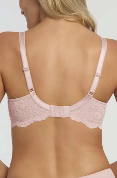 Dominique Intimates Lena Lace Seamless Ultra Comfort Minimizer Bra In Pink
