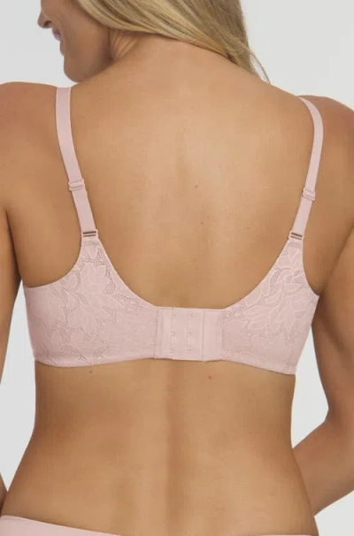 Dominique Intimates Jacqueline Seamless Jacquard Minimizer Bra In Pink